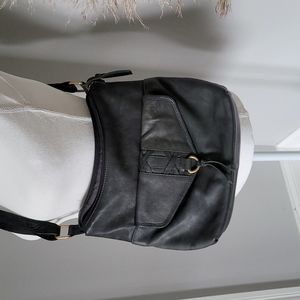 100% leather crossbody bag by great american leather works